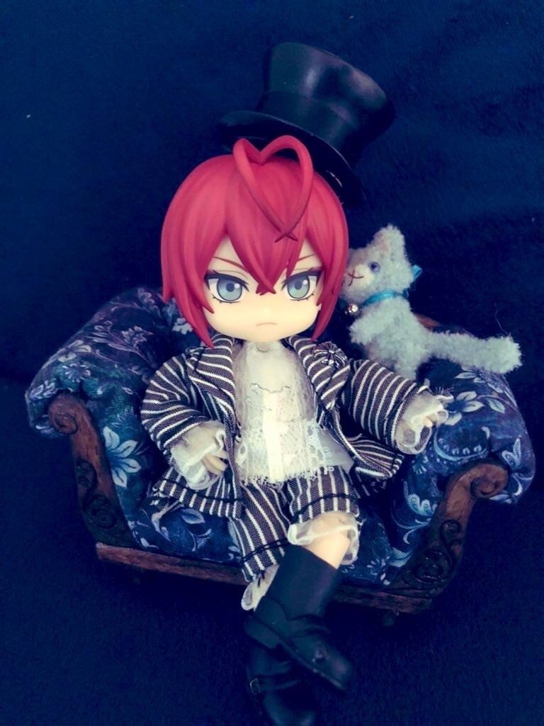 【3点セット】ゴスロリ伯爵衣装3点セット オビツ11ねんどろいどどーる兼用