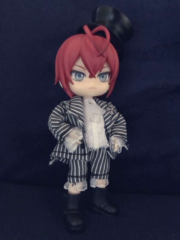 【3点セット】ゴスロリ伯爵衣装3点セット オビツ11ねんどろいどどーる兼用