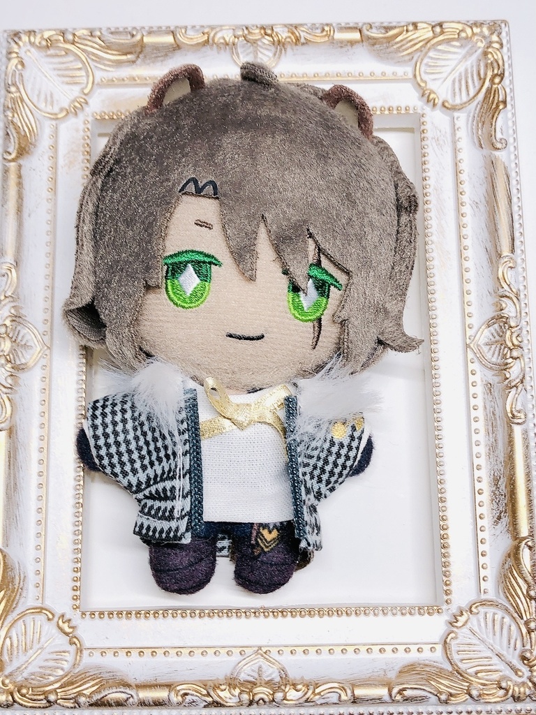 【10センチぬい】【コート】🖤🍒チェリーチェック柄襟がもふもふコート⭐
