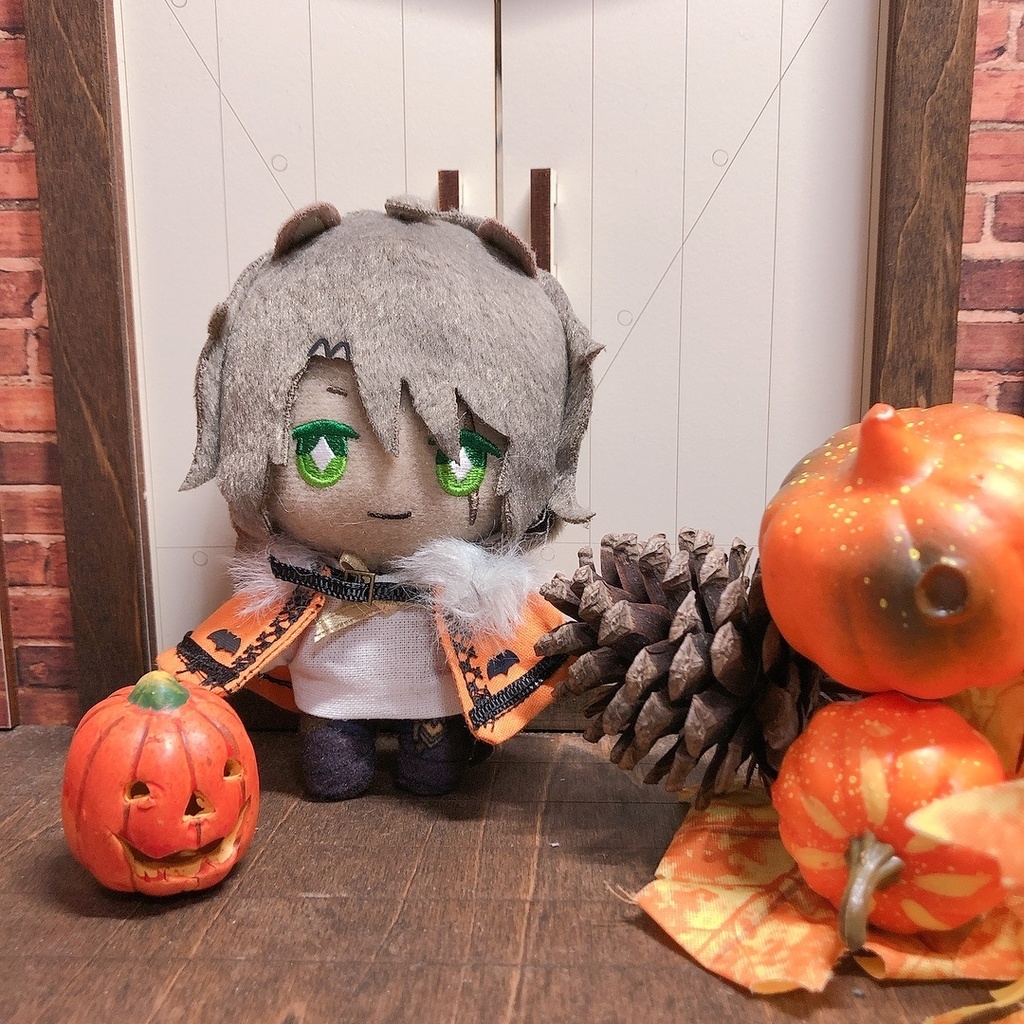 🎃ハロウィンコウモリ🦇ケープ【ぬいオビツ11ねんどろいどどーるにつけられます】