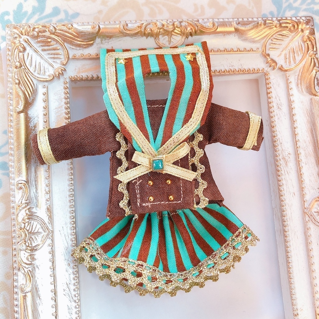 【セーラー】チョコ好き必見⭐️ミントチョコのセーラー服スカート上下2点セットオビツ11 ねんどろいどどーる