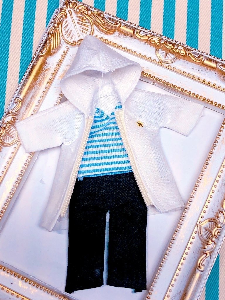 【ピコドー10専用】マリンテイストパーカーTシャツパンツ3点セット⭐︎