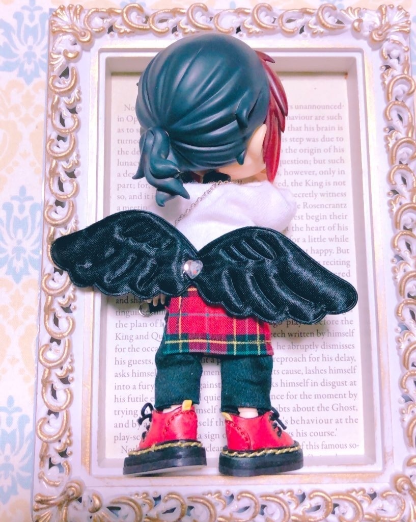 【バンド】途切れた夜につけたい悪魔の羽🖤オビツ11ねんどろいどどーる兼用