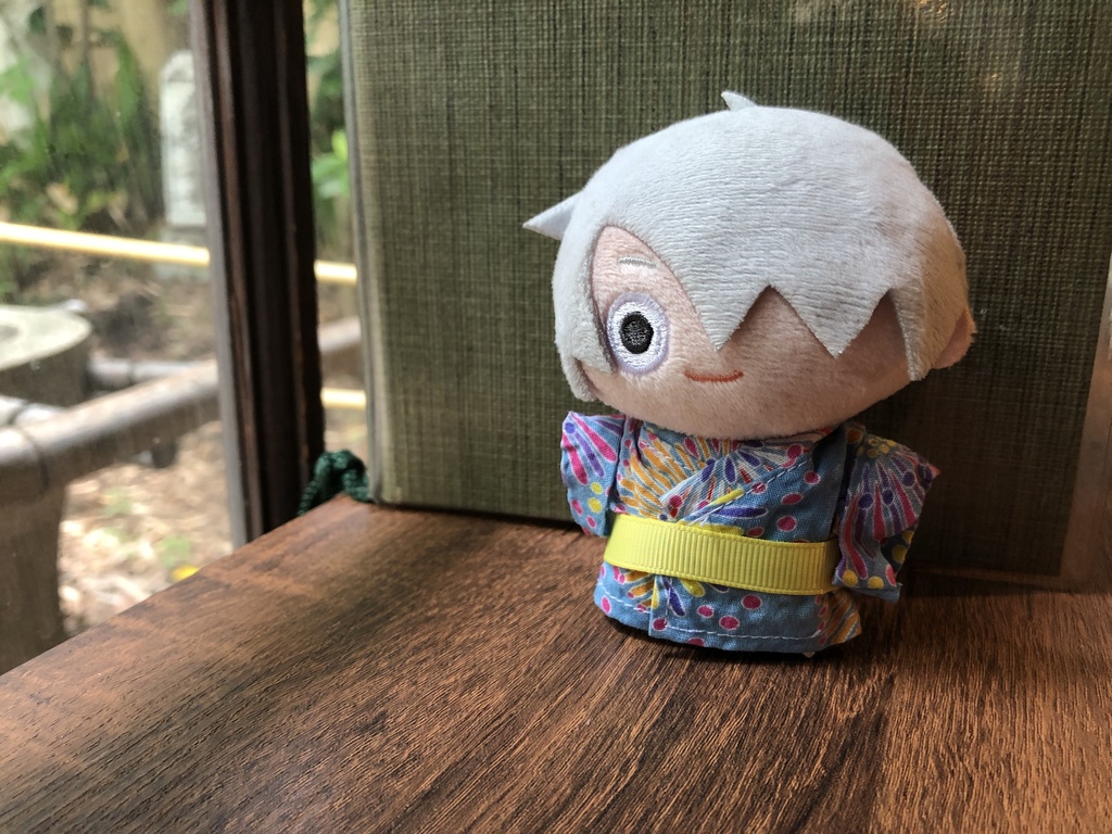 【浴衣着物】花火柄浴衣着物 ぷちマス 10センチぬい ぬいのボディS