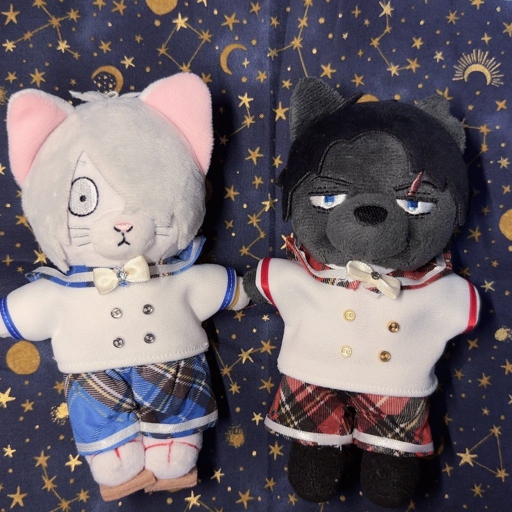 【15センチぬい】🩵チェック柄セーラー服❤️