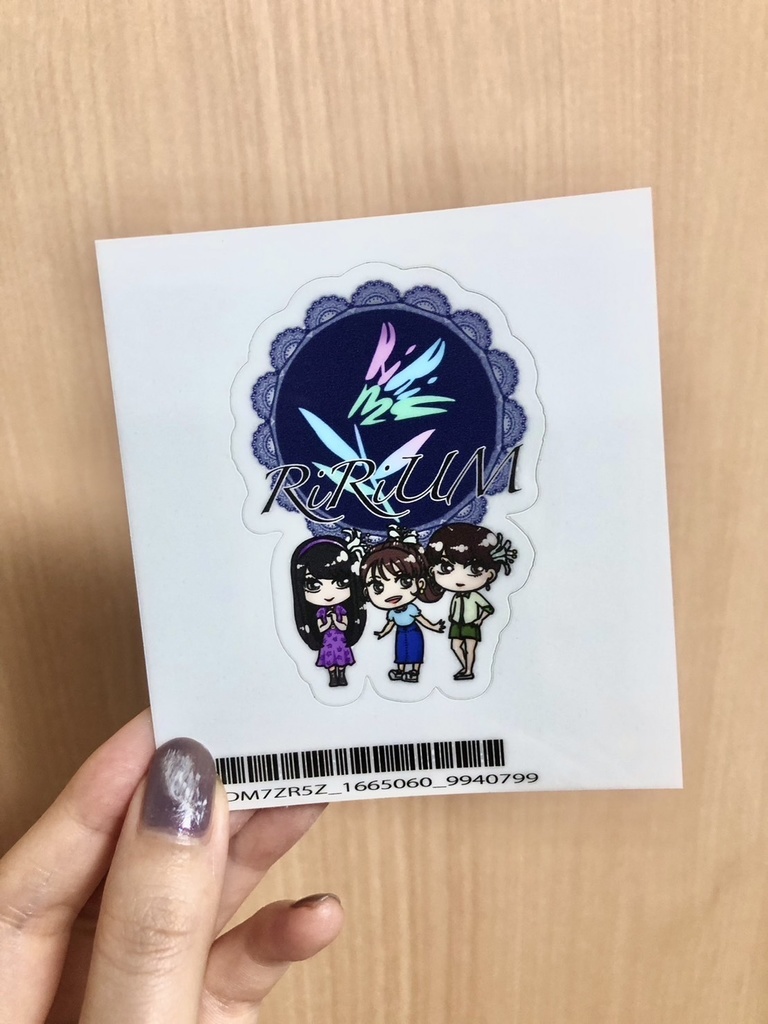 RiRiUMオリジナルステッカー【レース】