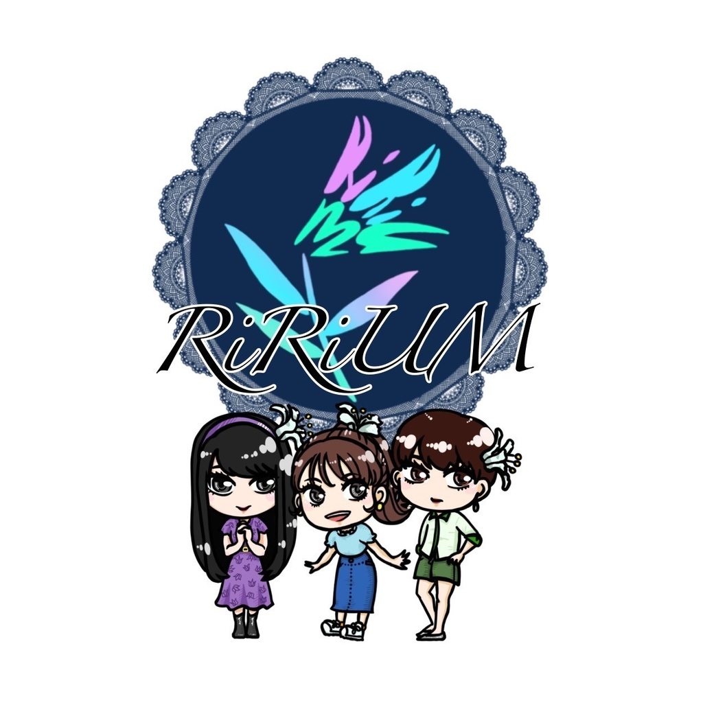 RiRiUMオリジナルステッカー【レース】