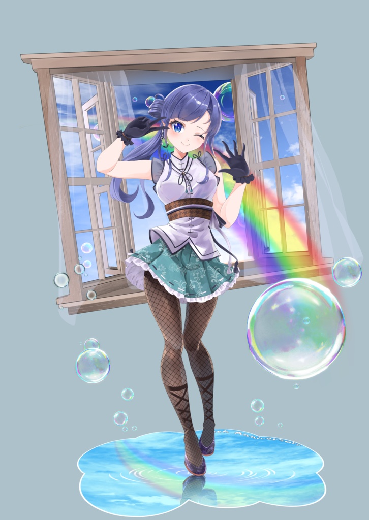 七瀬亜希7周年記念ジオラマアクリルスタンド