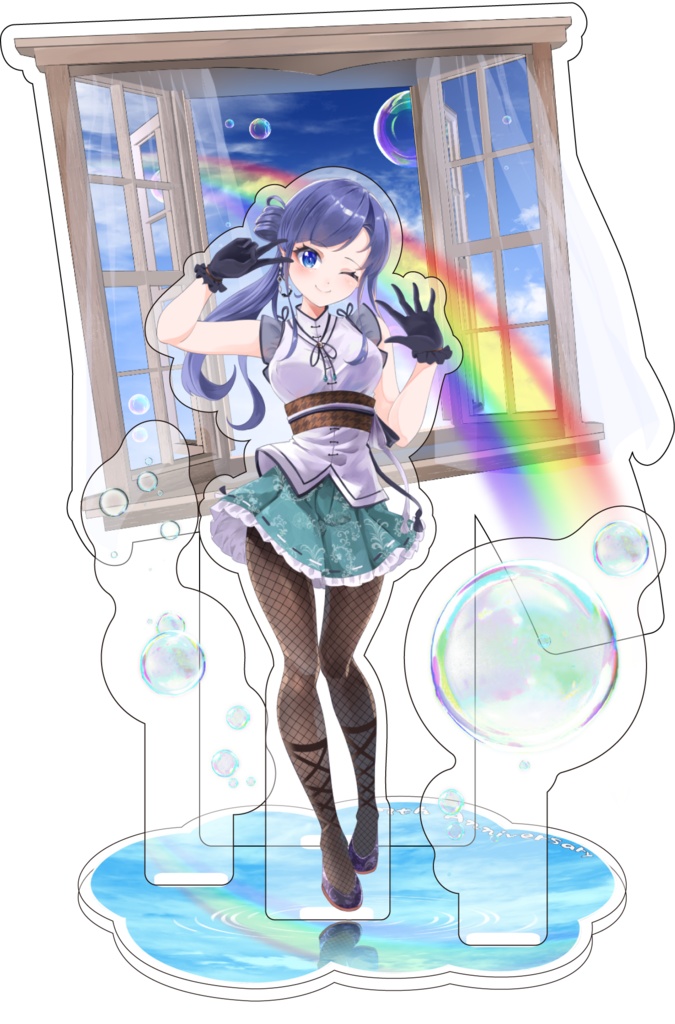 七瀬亜希7周年記念ジオラマアクリルスタンド