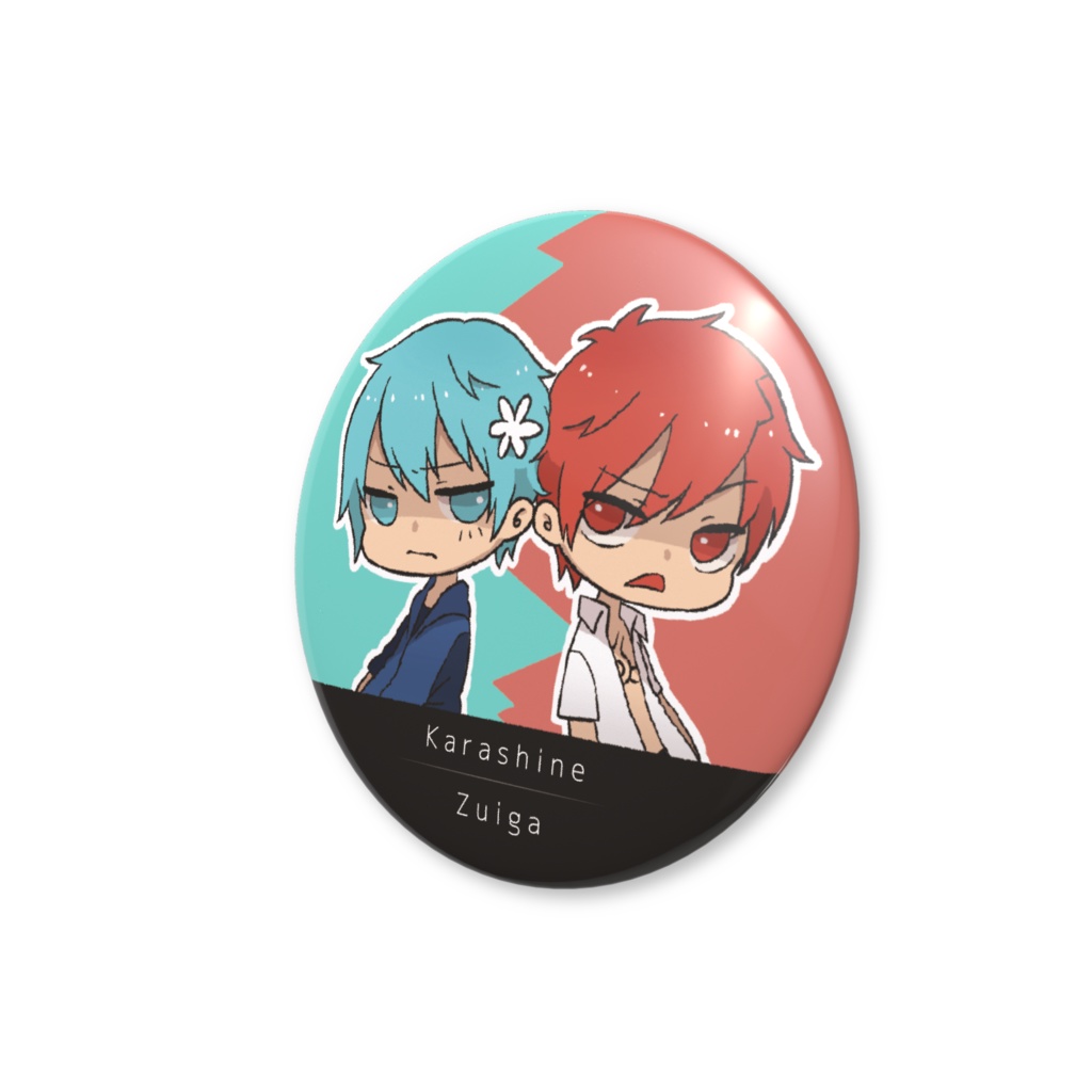 瑞歌ミズキ・辛子音アキト:缶バッジ