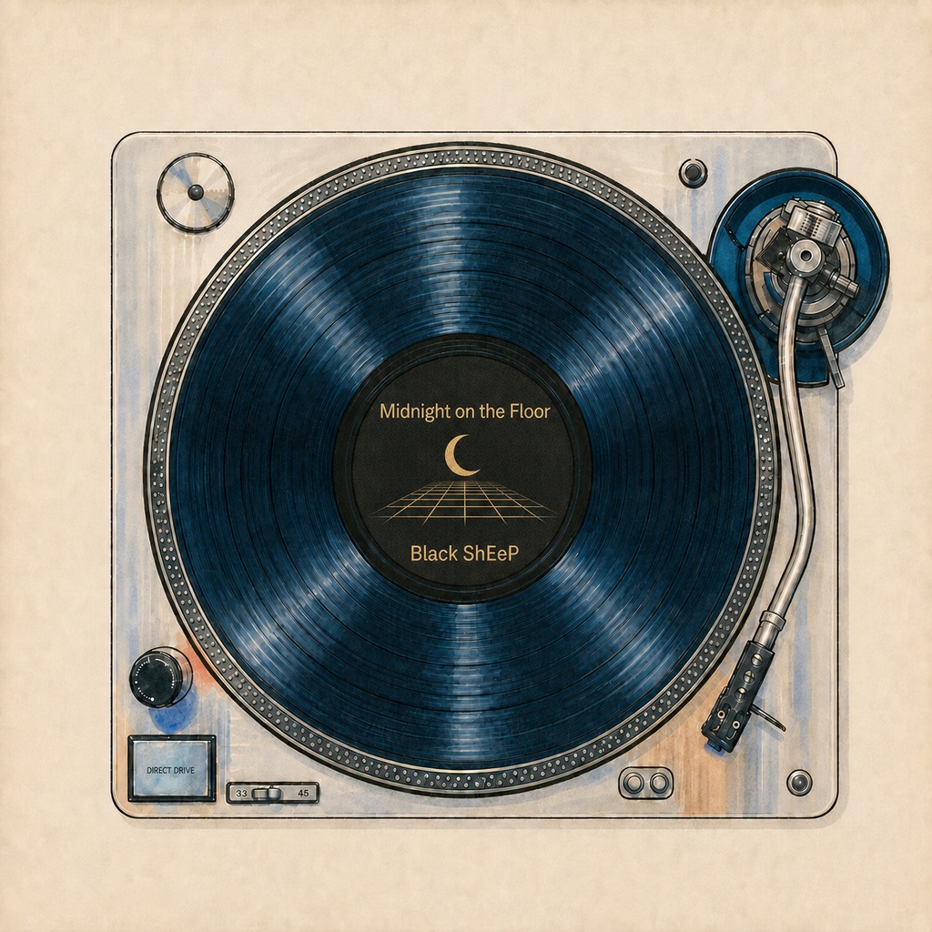 Midnight on the Floor/Black ShEeP