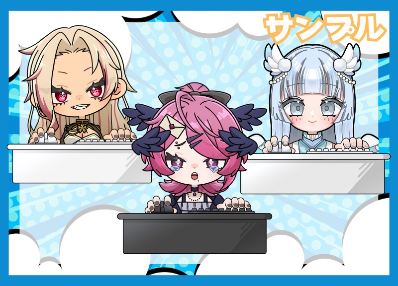 【VTS向け】連動するキーボード&マウス【カスタマイズ可能】