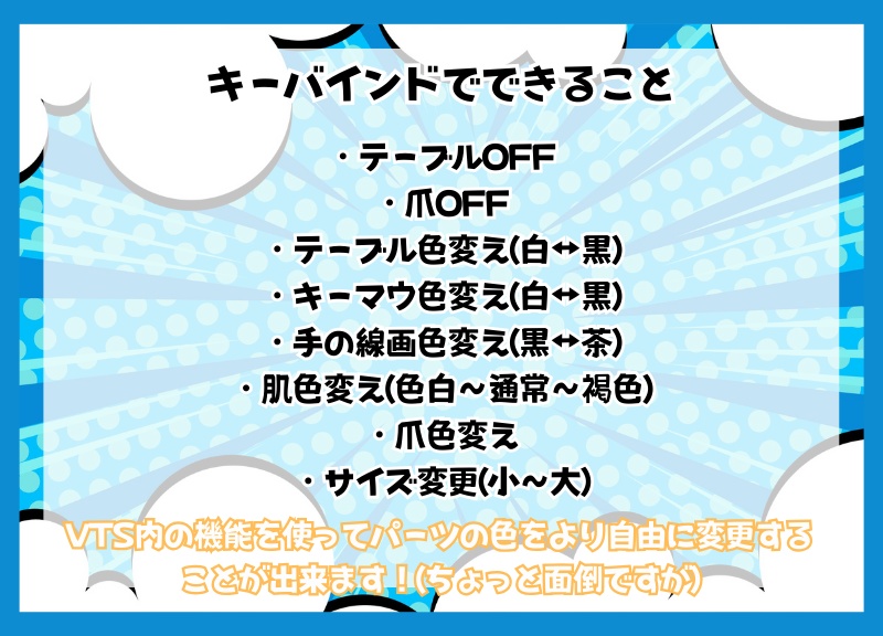 【VTS向け】連動するキーボード&マウス【カスタマイズ可能】