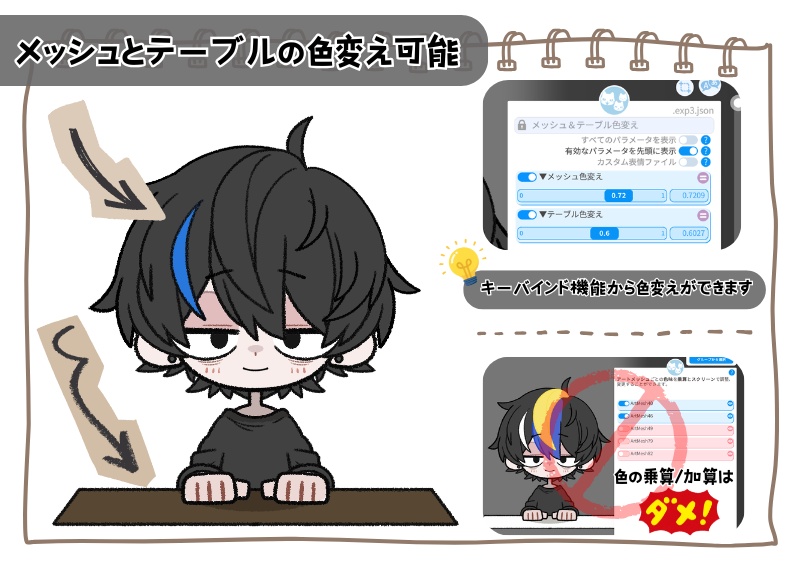 【パーフェクトシンク搭載(VBridger対応)】ダウナー君【汎用モデル】