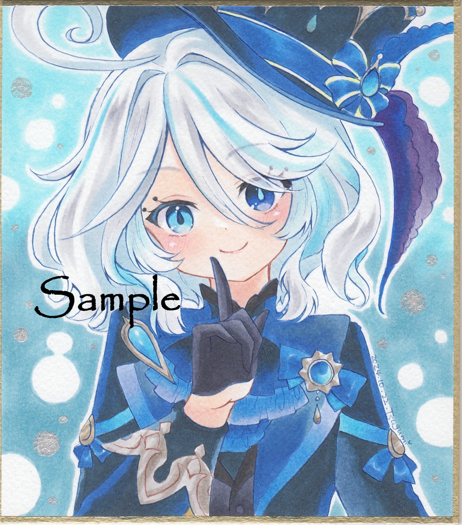 占い師 油絵 オリジナル 原画 手描きイラスト