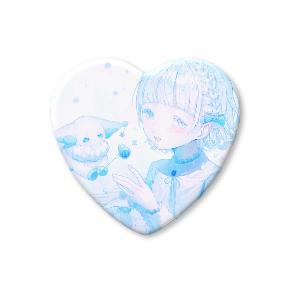 まふゆハート缶バッジ