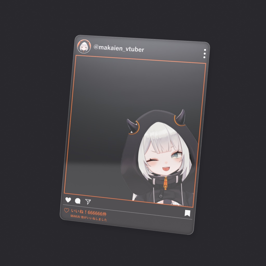 【常設グッズ】SNS風クリアカード