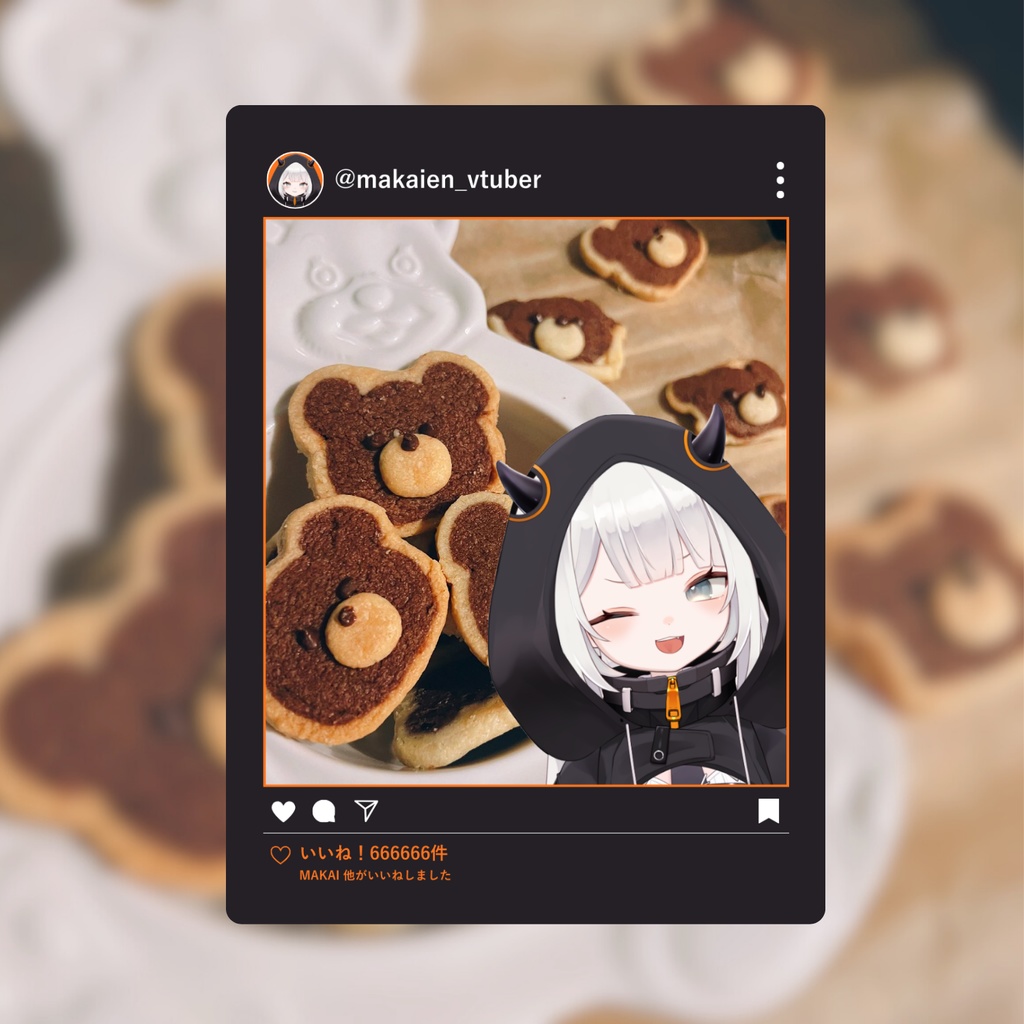 【常設グッズ】SNS風クリアカード