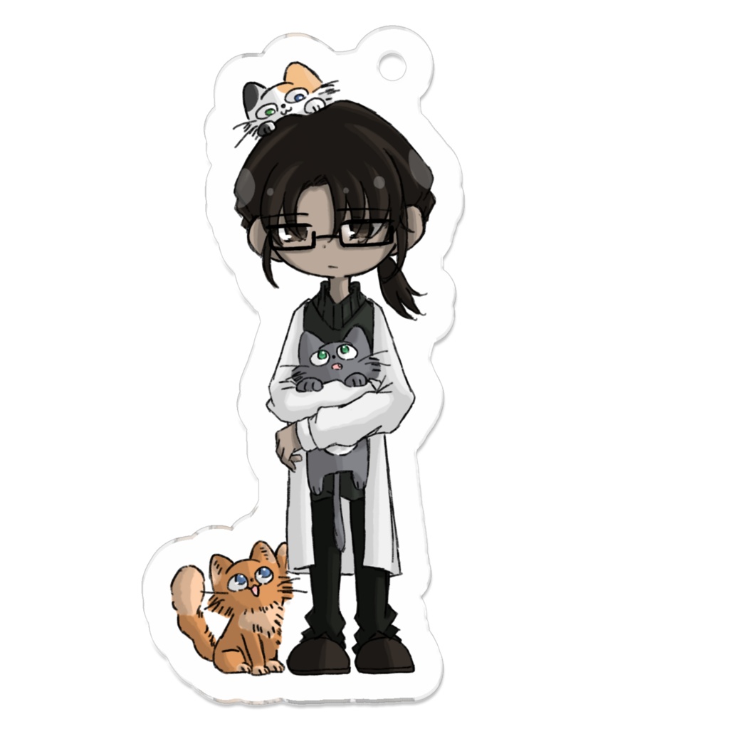 St. Patrick's Day - 獣医さん アクリルキーホルダー