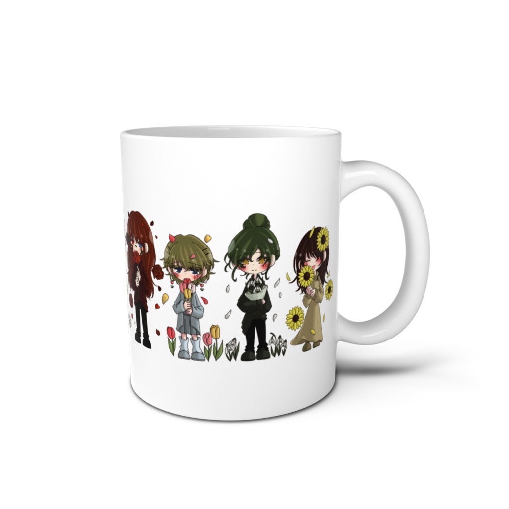 フラワーガールズ 集合マグカップ