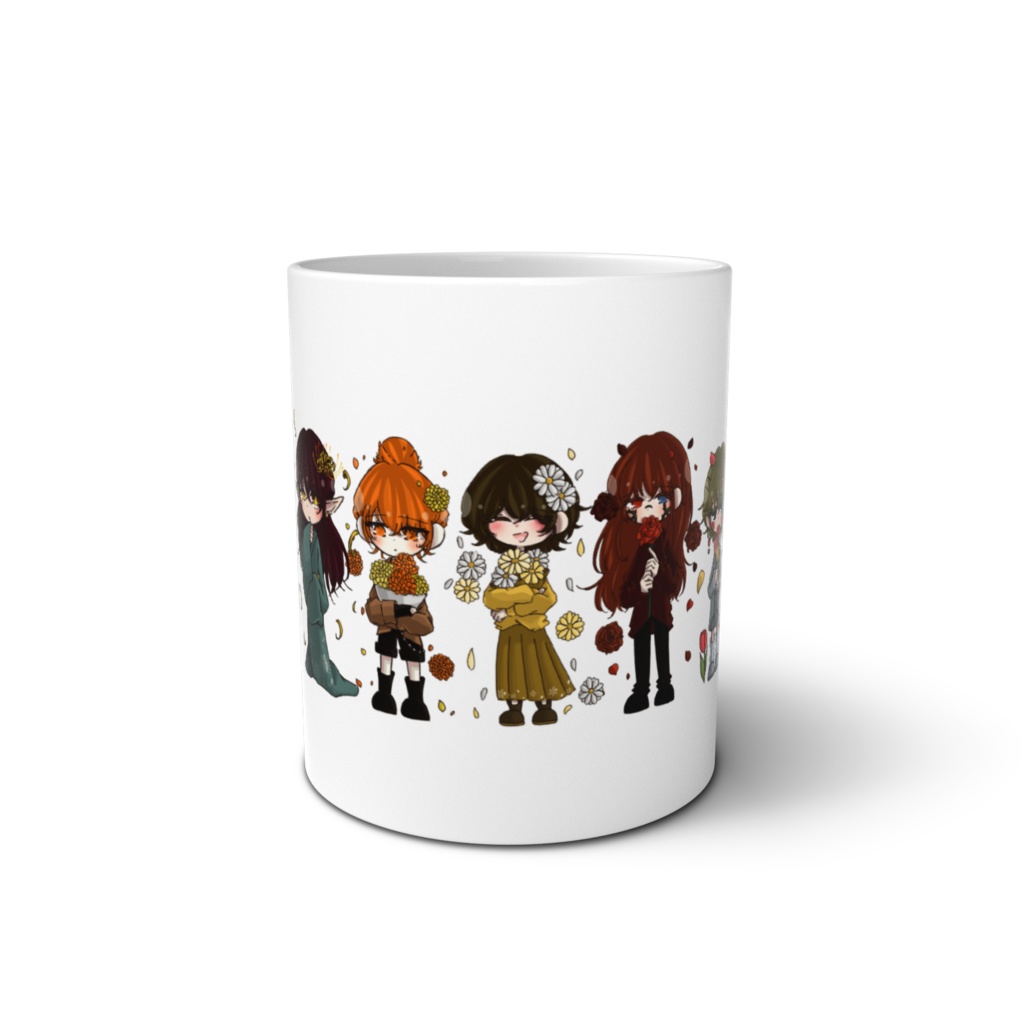 フラワーガールズ 集合マグカップ