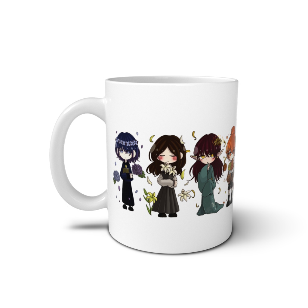 フラワーガールズ 集合マグカップ
