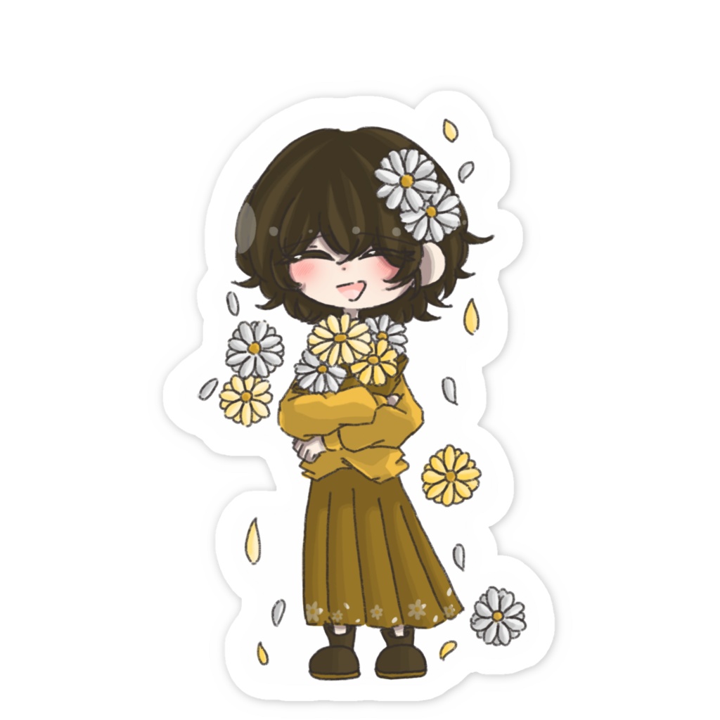 デイジー - スマホステッカー