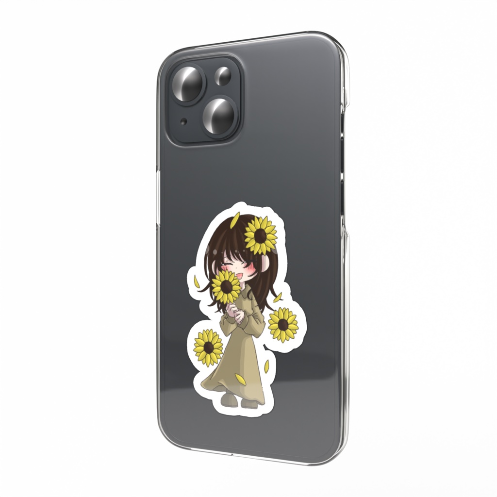 ひまわり - スマホステッカー