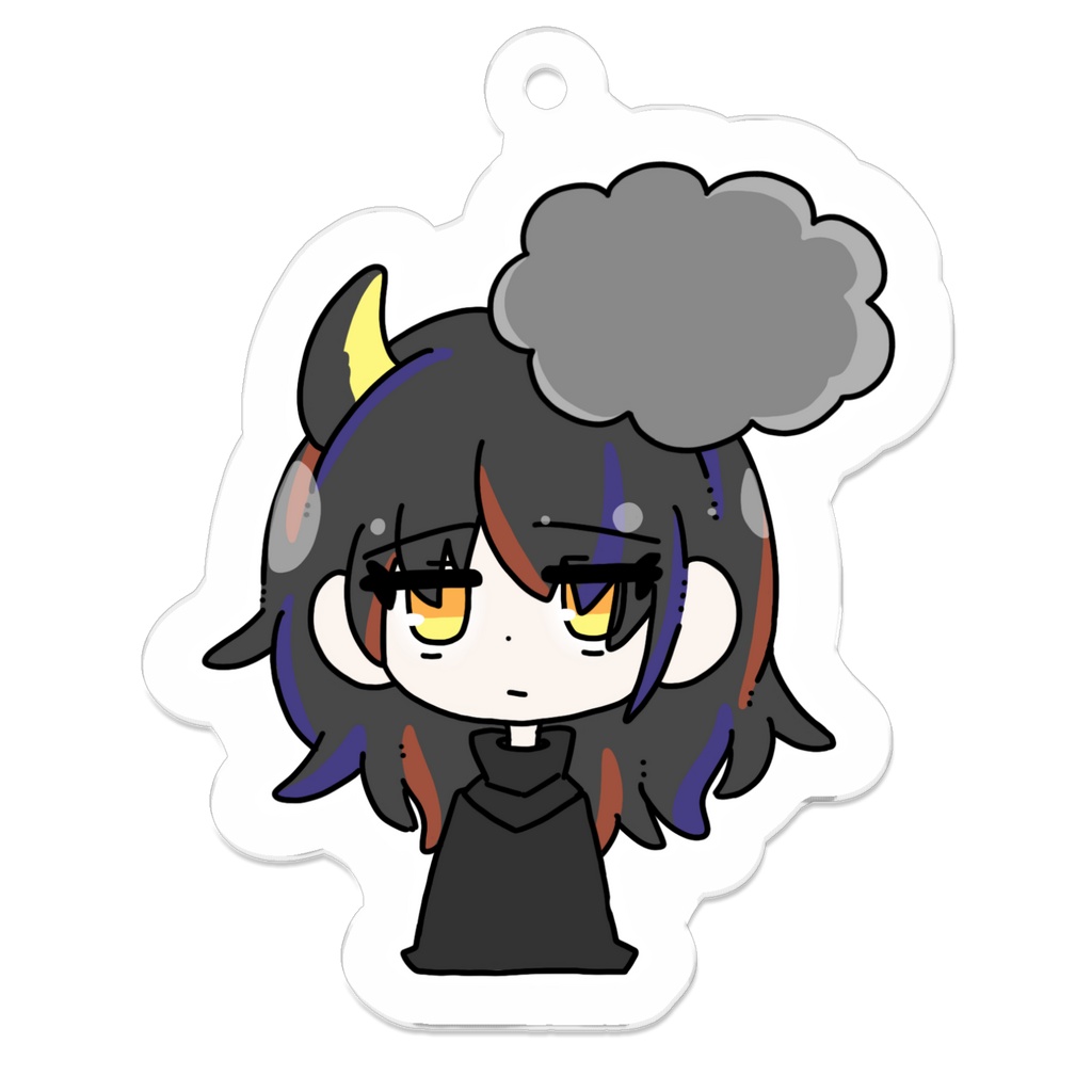 Hungry Demon 曇り - アクリルキーホルダー