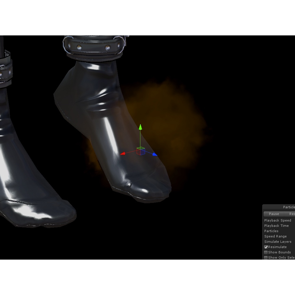 「むわぁ~」っと臭いパーティクル Ver.2 ※足専用