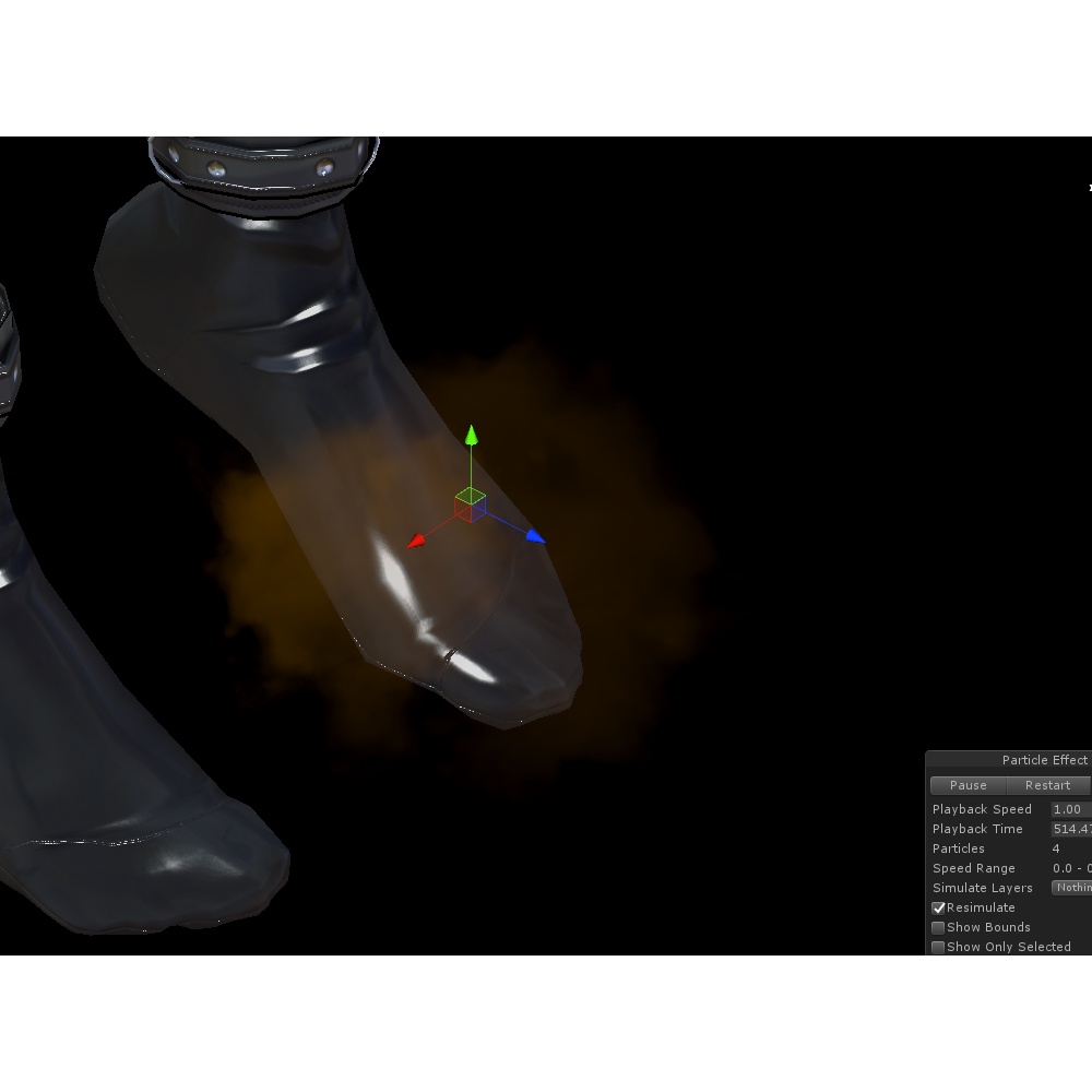 「むわぁ~」っと臭いパーティクル Ver.2 ※足専用