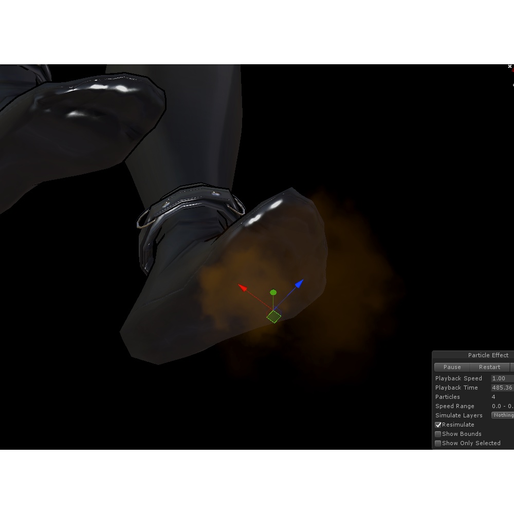 「むわぁ~」っと臭いパーティクル Ver.2 ※足専用