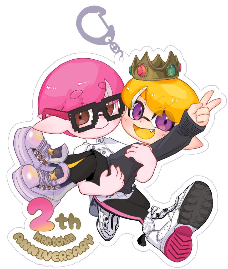 モノナツチャン2周年アクキー💖