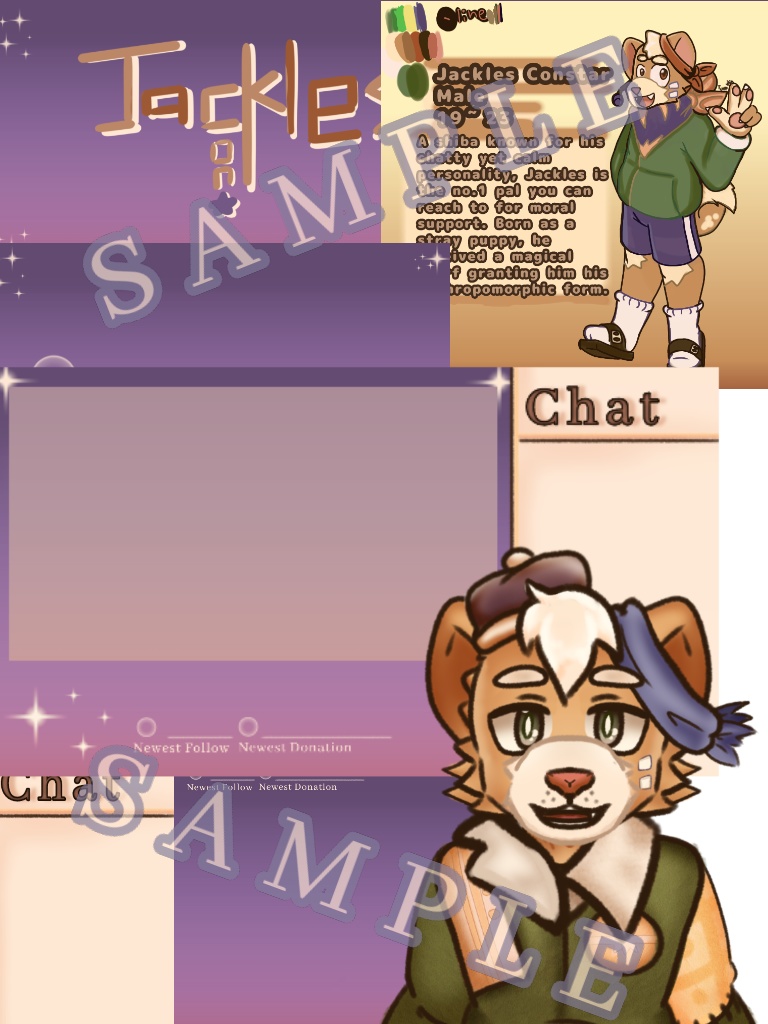 Jackles Constar Live2d Vtuber Model