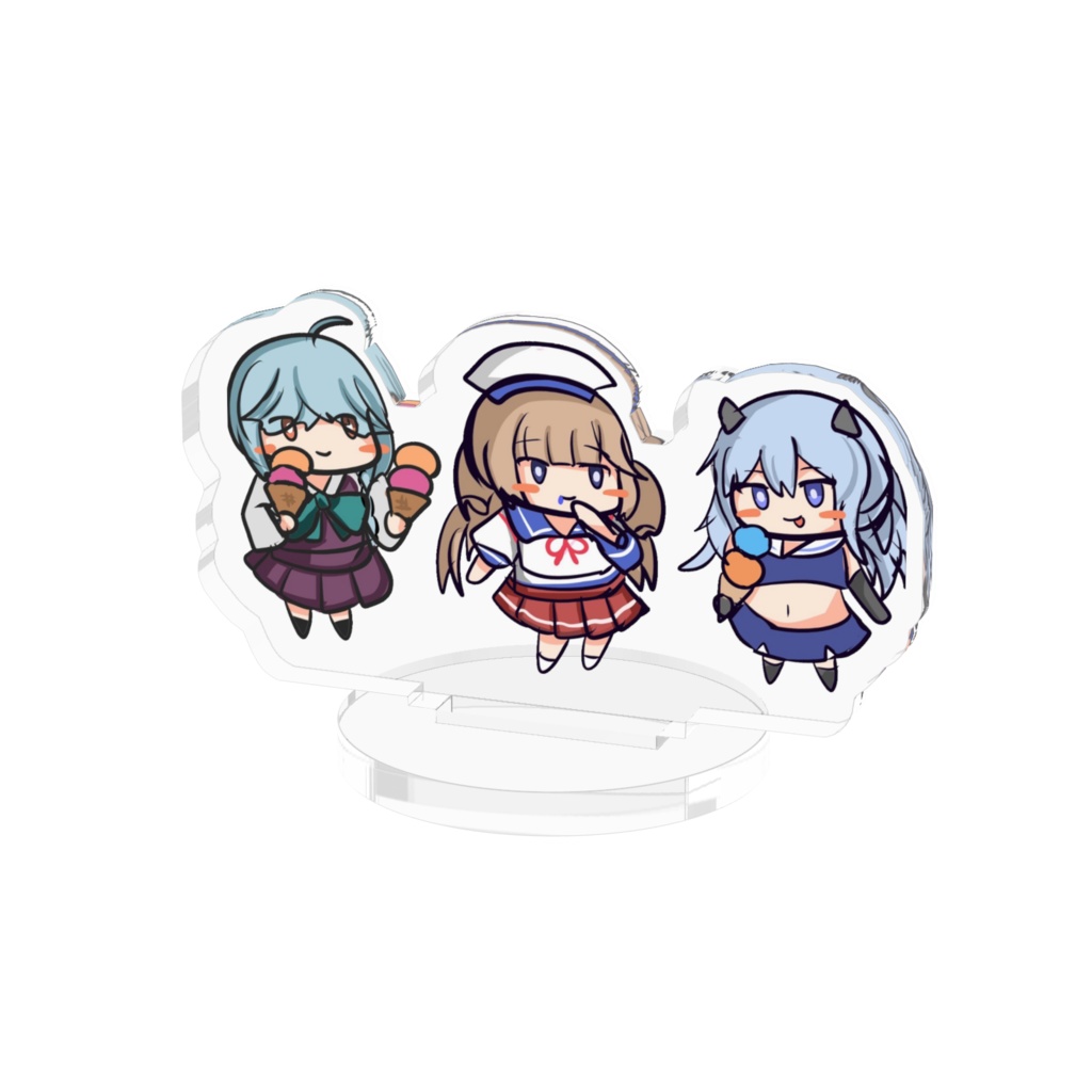みんなでアイスクリーム アクリルフィギュア