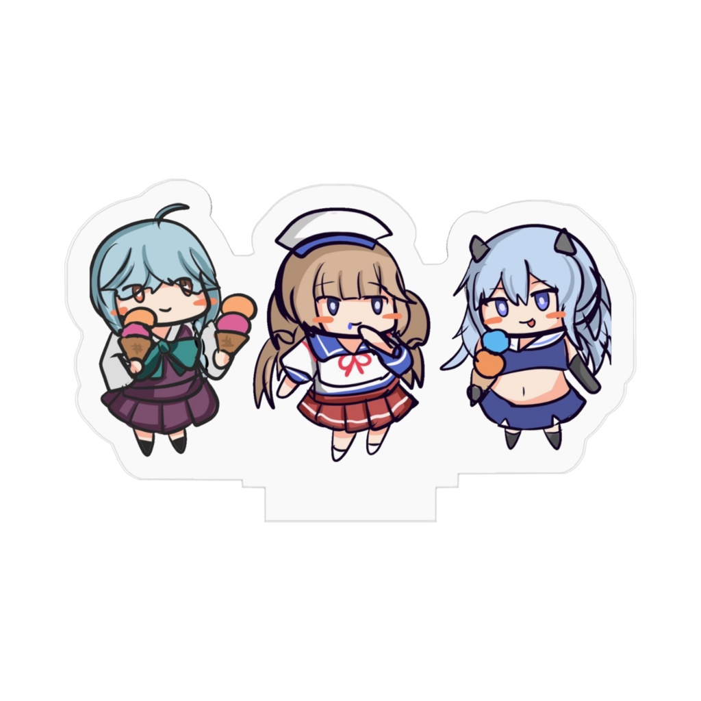 みんなでアイスクリーム アクリルフィギュア