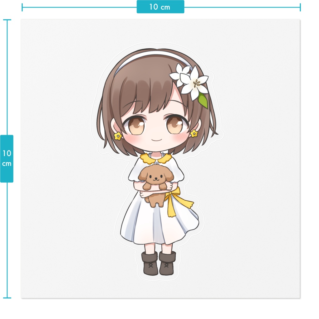 ちびmogステッカー