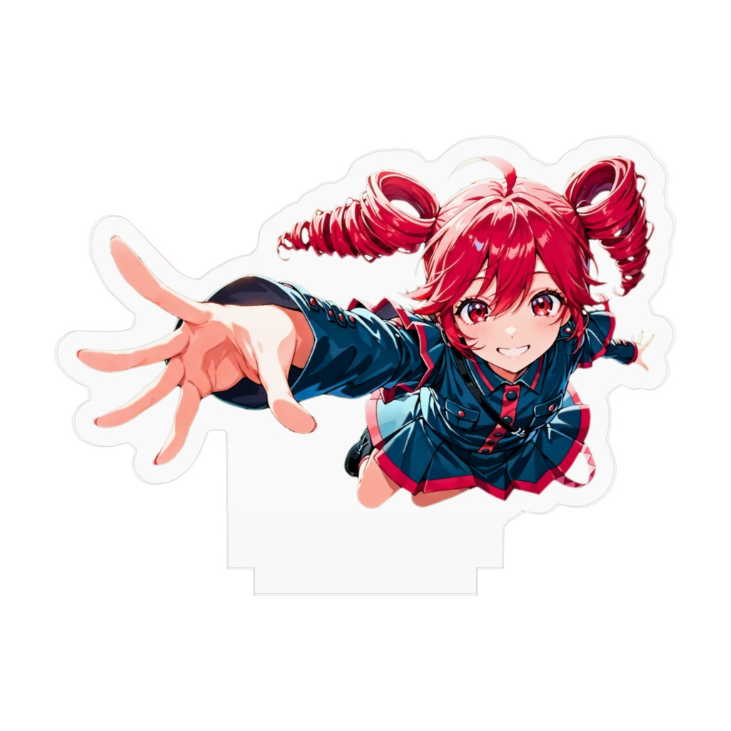 【二次創作】重音テト アクリルスタンド(楽曲「残りの時間」より)