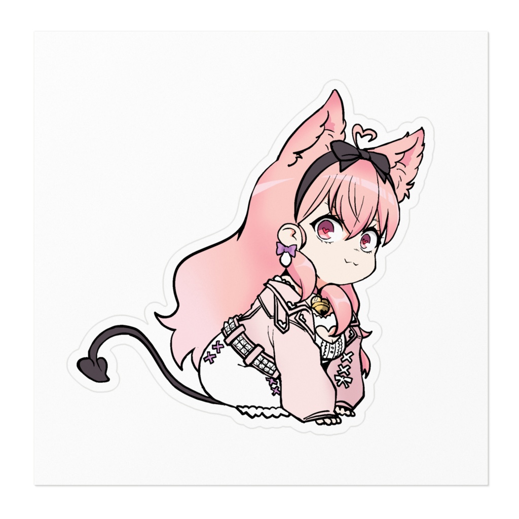 がぶりえるにゃん ステッカー