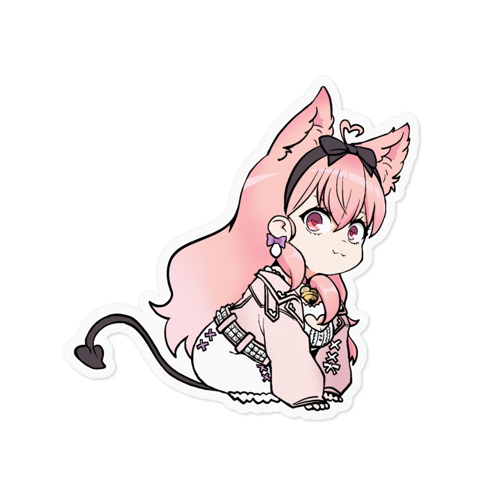 がぶりえるにゃん　ステッカー