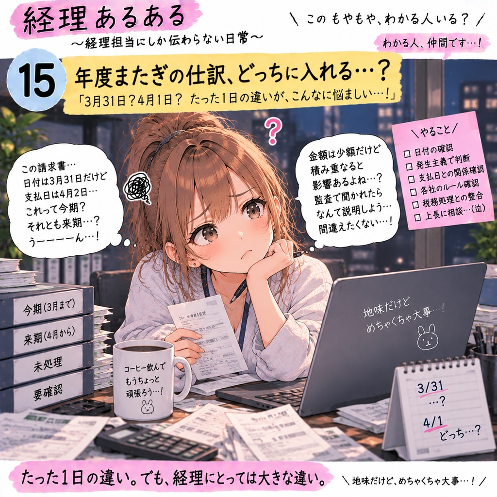 経理担当にしか伝わらない「経理あるある」20選|AIイラスト画像集