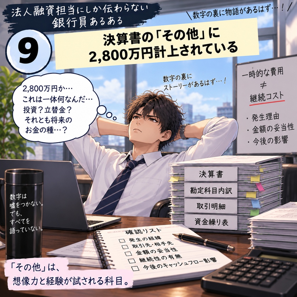 法人融資担当にしか伝わらない「銀行員あるある」20選|AIイラスト