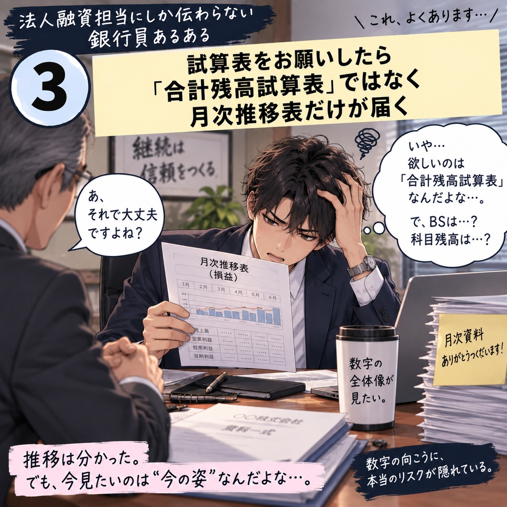 法人融資担当にしか伝わらない「銀行員あるある」20選|AIイラスト