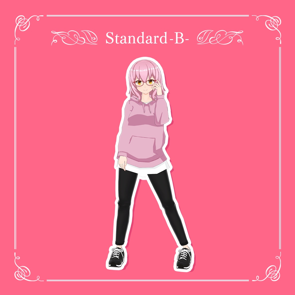 【パーフェクトシンク対応】オリジナル3Dモデル『Amaneさん』