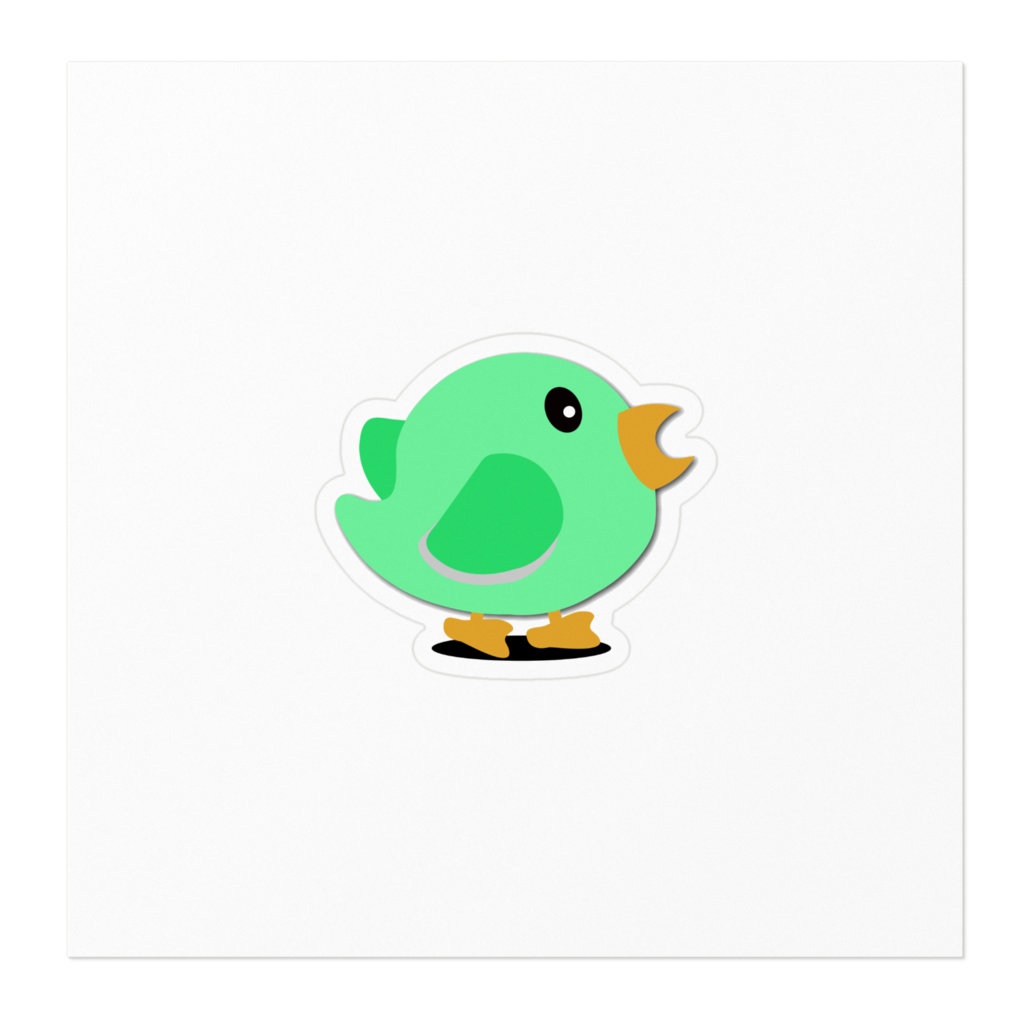 みどぺんちゃんステッカー(5cmくらい)