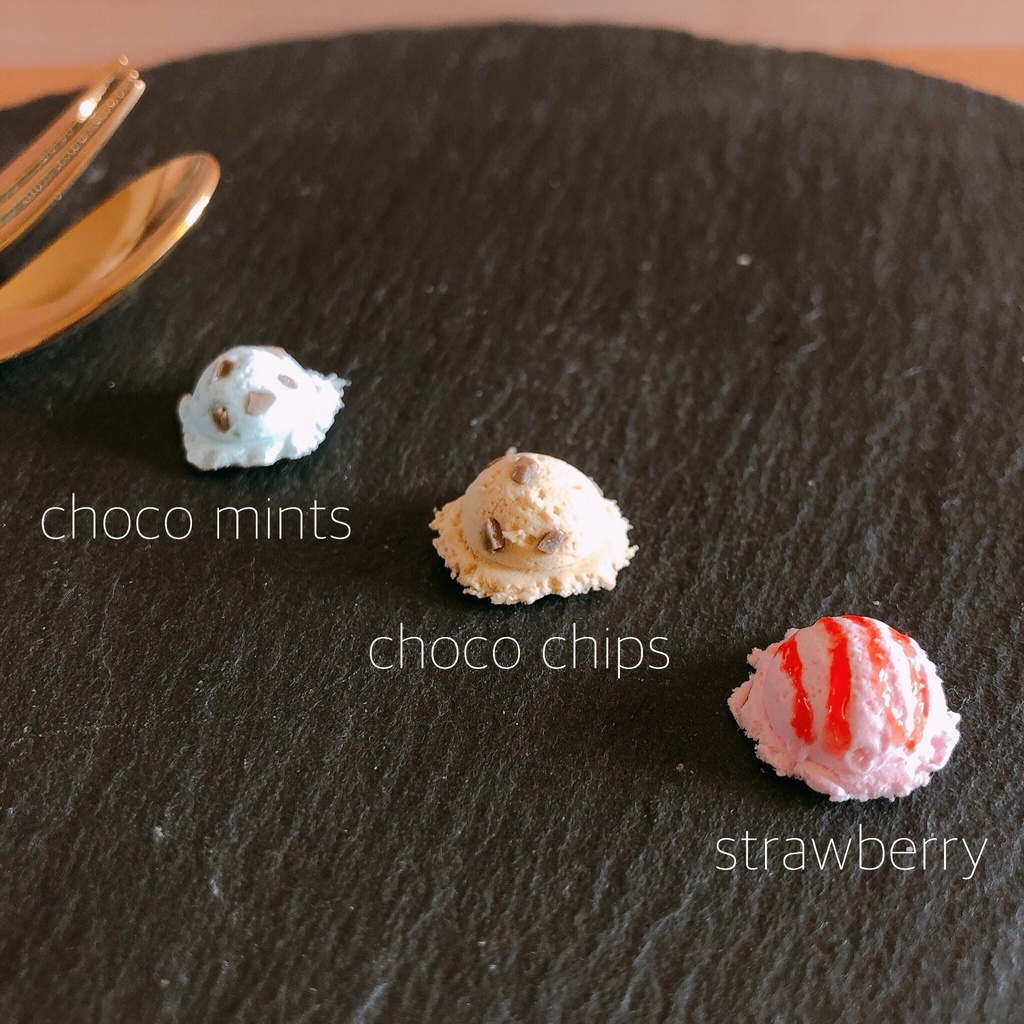 フェイクスイーツアクセサリー アイスクリーム