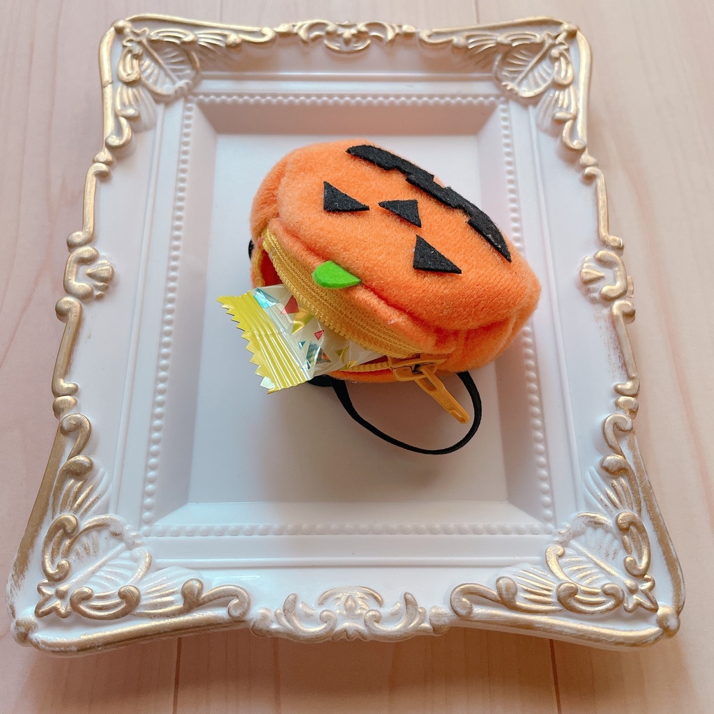 もちマス用ハロウィンパンプキンリュック