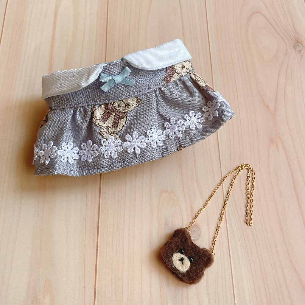 もちマス用くまさんワンピース