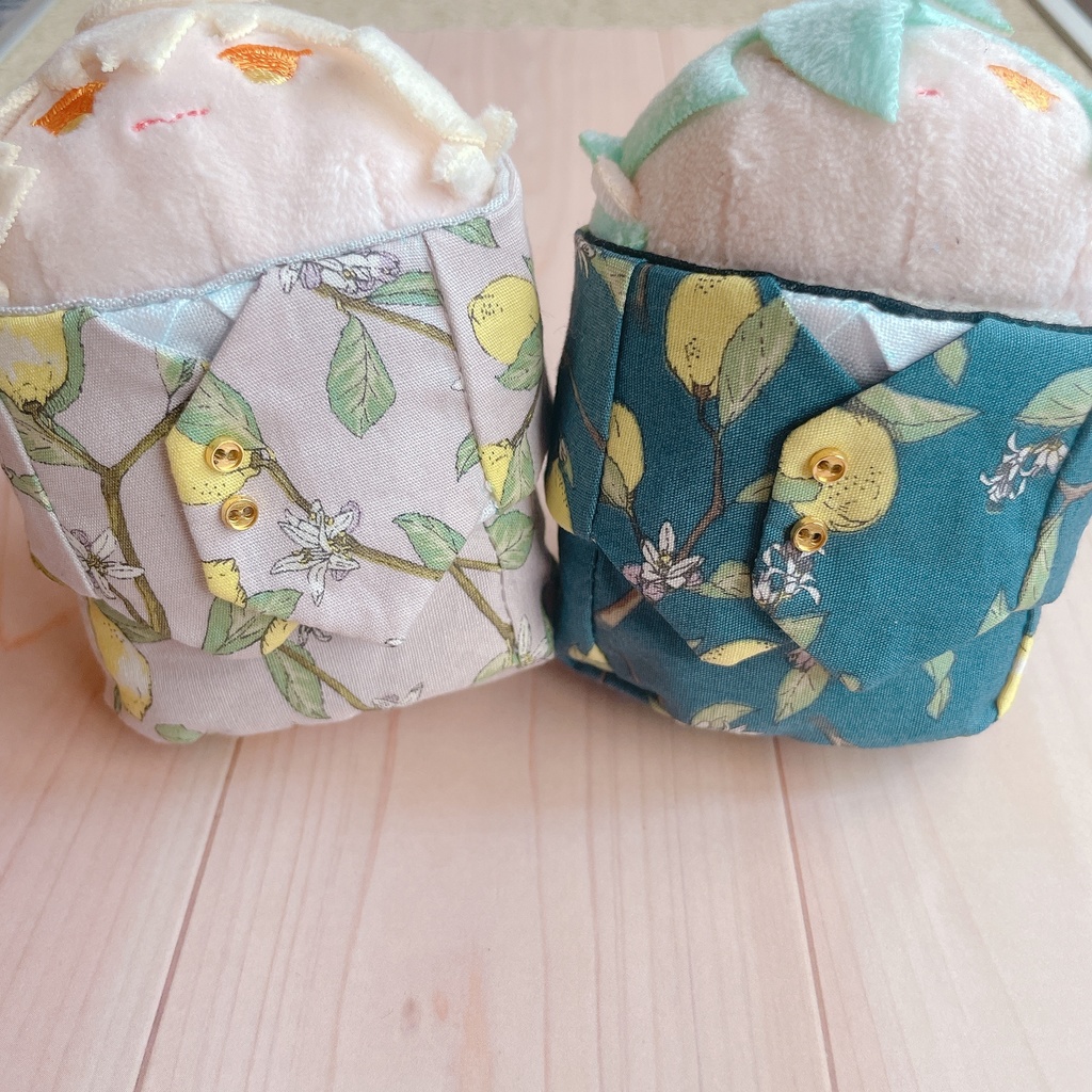 レモン柄セットアップスーツ