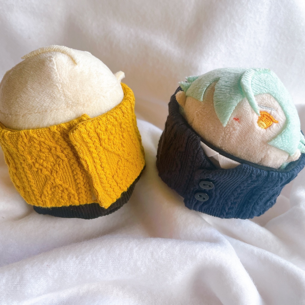 ニットセーター&コーデュロイパンツセット